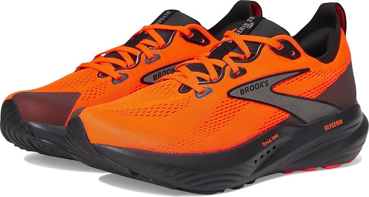 Brooks Glycerin 22 Men's Running Shoes Orange/Black : 14 D - Medium
