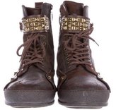 Thumbnail for your product : Cesare Paciotti Studded Combat Boots