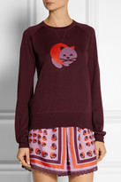 Thumbnail for your product : Anna Sui + James Coviello cat-intarsia wool-blend sweater