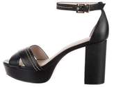 Thumbnail for your product : Barneys New York Barney's New York Leather Platform Sandals