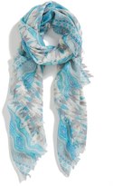 Thumbnail for your product : Nordstrom Print Cashmere & Silk Blend Scarf