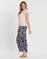 Thumbnail for your product : Marks and Spencer Spot Print Pyjama Set