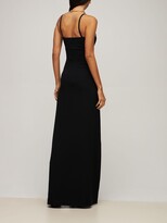 Thumbnail for your product : Roberto Cavalli Stretch Viscose Cady Dress W/side Slits
