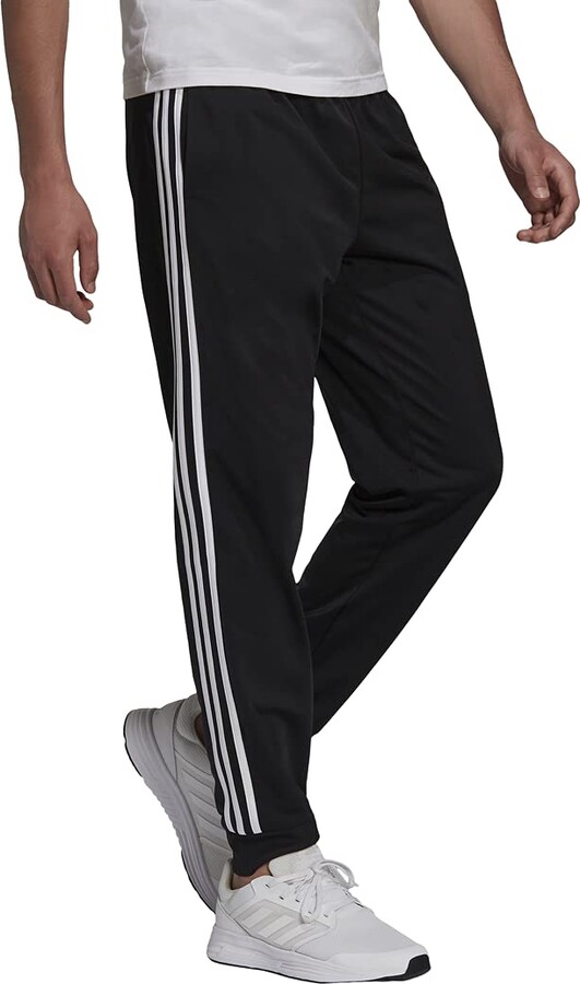 adidas mens Essentials Warm-Up Tapered 3-Stripes Track Pants - ShopStyle