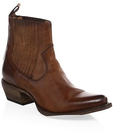 Frye Sacha Western Leather Ankle Boots - ShopStyle