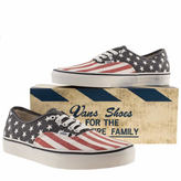 Thumbnail for your product : Vans mens navy & red authentic trainers