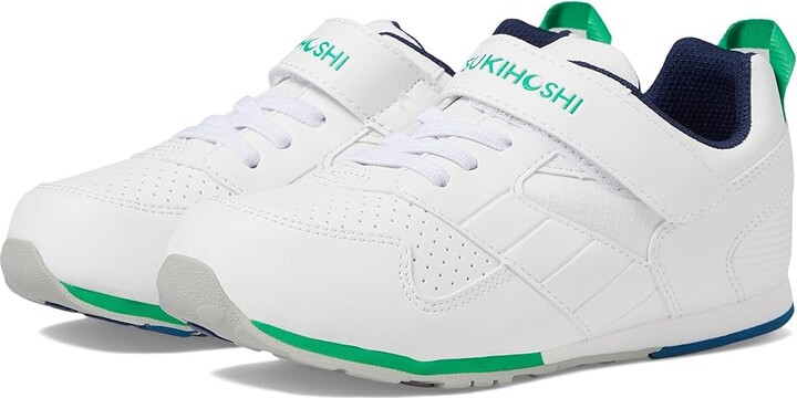 Tsukihoshi Racer (Toddler/Little Kid) Boys Shoes White/Green : 7 Toddler M, Synthetic/Textile