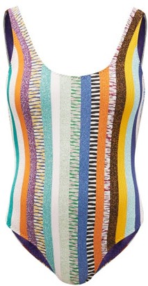 Missoni Mare Low-back Striped Swimsuit - Multi