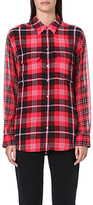 Thumbnail for your product : Equipment Signature plaid silk shirt