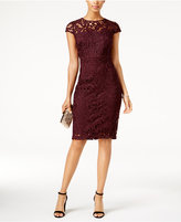 Thumbnail for your product : Jax Illusion Lace Sheath Dress