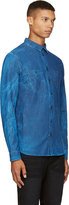 Thumbnail for your product : Balmain Pierre Blue Faded Denim Shirt