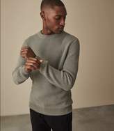 Thumbnail for your product : Reiss FILBERT TEXTURED CREW NECK JUMPER New Sage