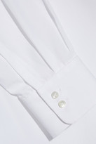 Thumbnail for your product : Cédric Charlier Cotton-poplin turtleneck top
