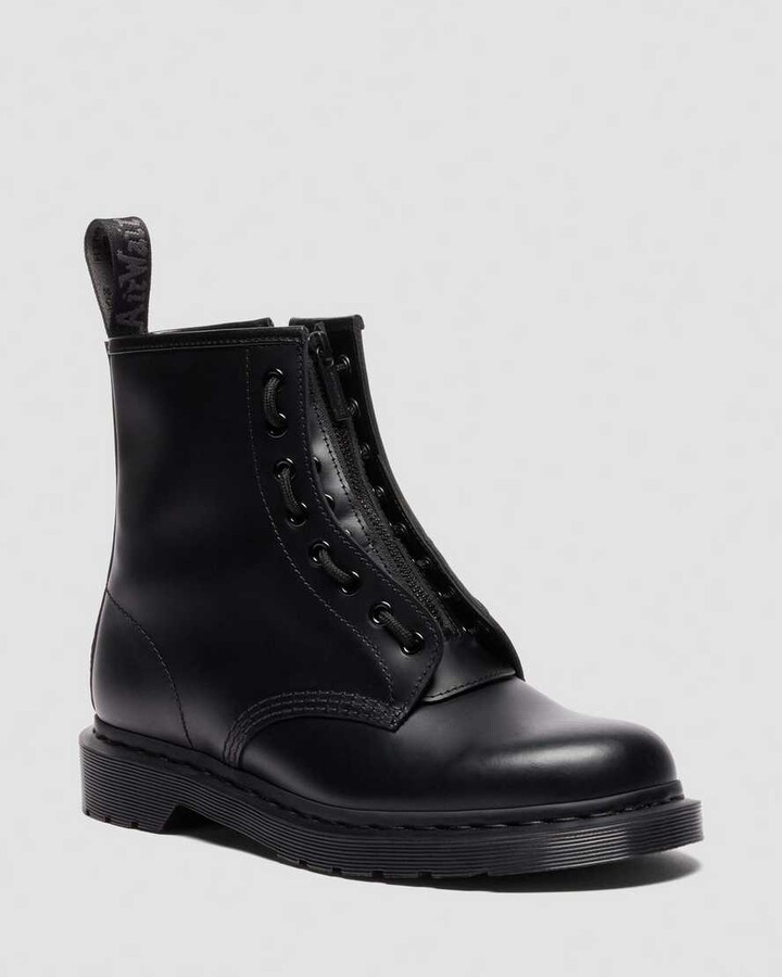 Dr. Martens 1460 Zip Monochrome Smooth Leather Boots