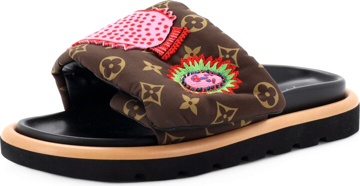 Louis Vuitton Women's Sunset Comfort Flat Sandals Leather - ShopStyle