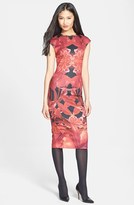 Thumbnail for your product : Ted Baker 'Jungle Orchid' Print Neoprene Midi Dress