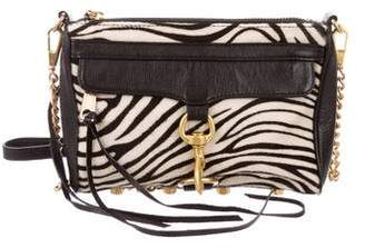 Rebecca Minkoff Ponyhair Zebra Print Mini M.A.C. Crossbody Bag
