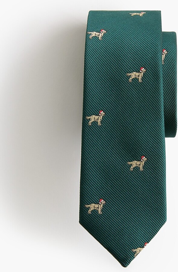 Boys' Santa dog tie
