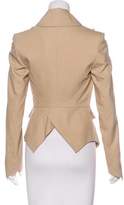 Thumbnail for your product : Thomas Wylde Structured Peak-Lapel Blazer