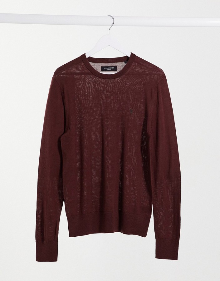 all saints merino wool jumper