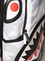 Thumbnail for your product : Sprayground Backpack Damage Control Backpack In Vegan Leather With Shark Print