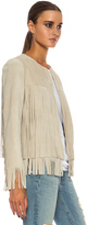 Thumbnail for your product : ThePerfext April Fringe Suede Jacket