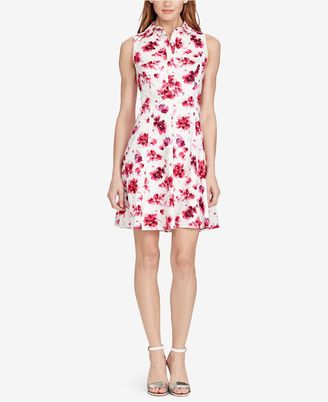 American Living Floral-Print Sateen Dress