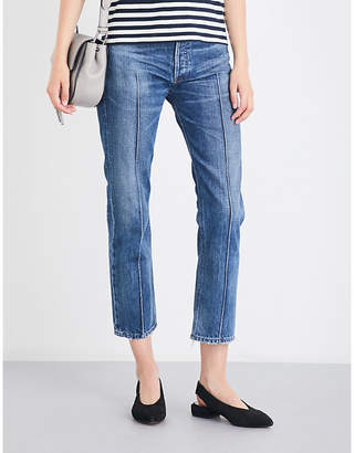 Citizens of Humanity Gia straight cropped high-rise jeans