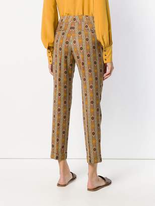 Etro all-over print trousers