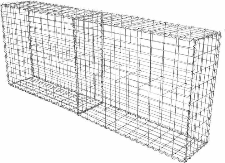 Gabion Baskets 100 x 80 x 30cm 2 Pack ShopStyle Decor