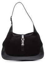 Thumbnail for your product : Gucci Pre-Owned Black Suede Jackie Medium Hobo Bag