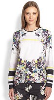 Thumbnail for your product : Erdem Printed Cotton Poplin Blouse