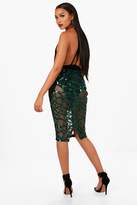 Thumbnail for your product : boohoo Sequin Midi Skirt