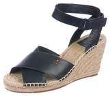 Thumbnail for your product : Tory Burch Leather Espadrille Wedges