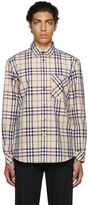 Thumbnail for your product : Burberry Beige Poplin Check Shirt