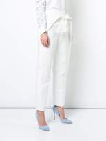Thumbnail for your product : DELPOZO bow tie cropped trousers
