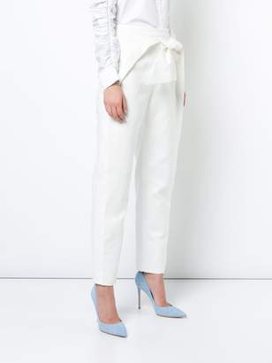 DELPOZO bow tie cropped trousers