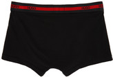 Thumbnail for your product : HUGO BOSS Two-Pack Black and Red Twin Boxer Briefs
