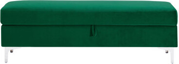 Multi-functional Dark Velvet Bedside Stool With Stable Metal Legs - Convenient Addition Triangle Adds Style To Rooms
