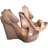 Thumbnail for your product : BCBGMAXAZRIA Beige Leather Heels