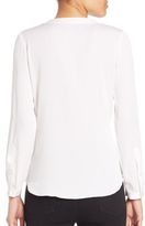 Thumbnail for your product : Milly Tessa Stretch Silk Blouse
