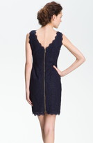 Thumbnail for your product : Adrianna Papell Boatneck Lace Sheath Dress