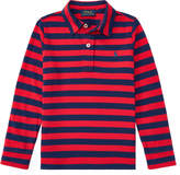 Thumbnail for your product : Ralph Lauren Childrenswear Long-Sleeve Striped Polo, Size 2-4