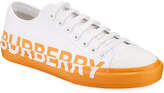 orange burberry shoes