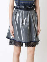 Thumbnail for your product : Kolor metallic gathered skirt