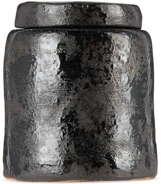 Mr. Dog Black MCF BK Edition Stoneware Treat Jar