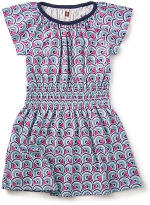 Tea Collection Monde Flutter Sleeve Dress (Toddler Girls, Little Girls, & Big Girls)