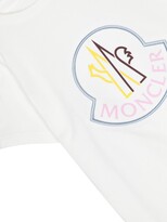 Thumbnail for your product : Moncler Enfant Baby White Logo Print T-Shirt
