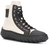 Thumbnail for your product : CamperLab Ground textured high-top sneakers