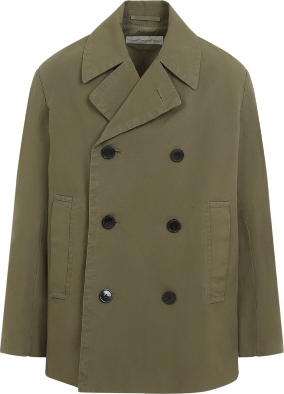 Dries Van Noten Double-Breasted Long-Sleeve Coat
